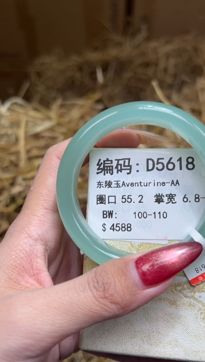 未镶嵌手镯石英质玉D5618