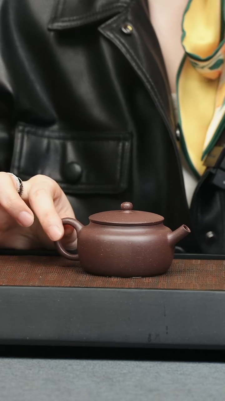 【闪购商品】紫砂茶壶五堂 桑扁-底槽清