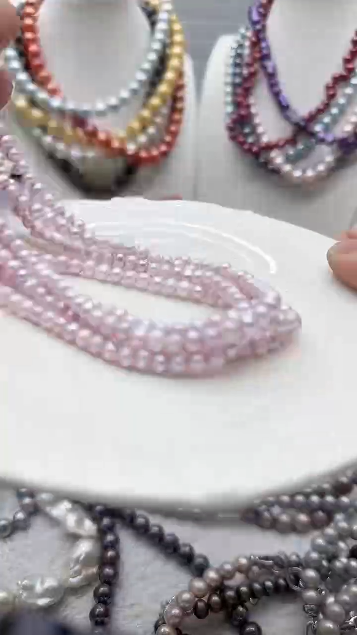 淡水珍珠未镶嵌项链1