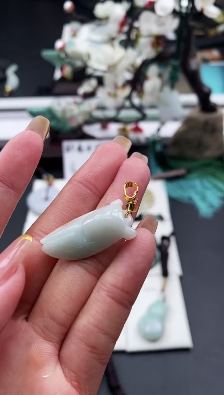 【闪购商品】翡翠颈饰未镶嵌天然缅甸翡翠A货