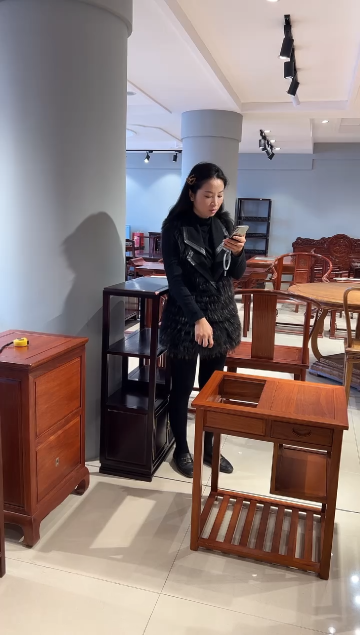 花梨木类家具茶水车 不带烧水壶