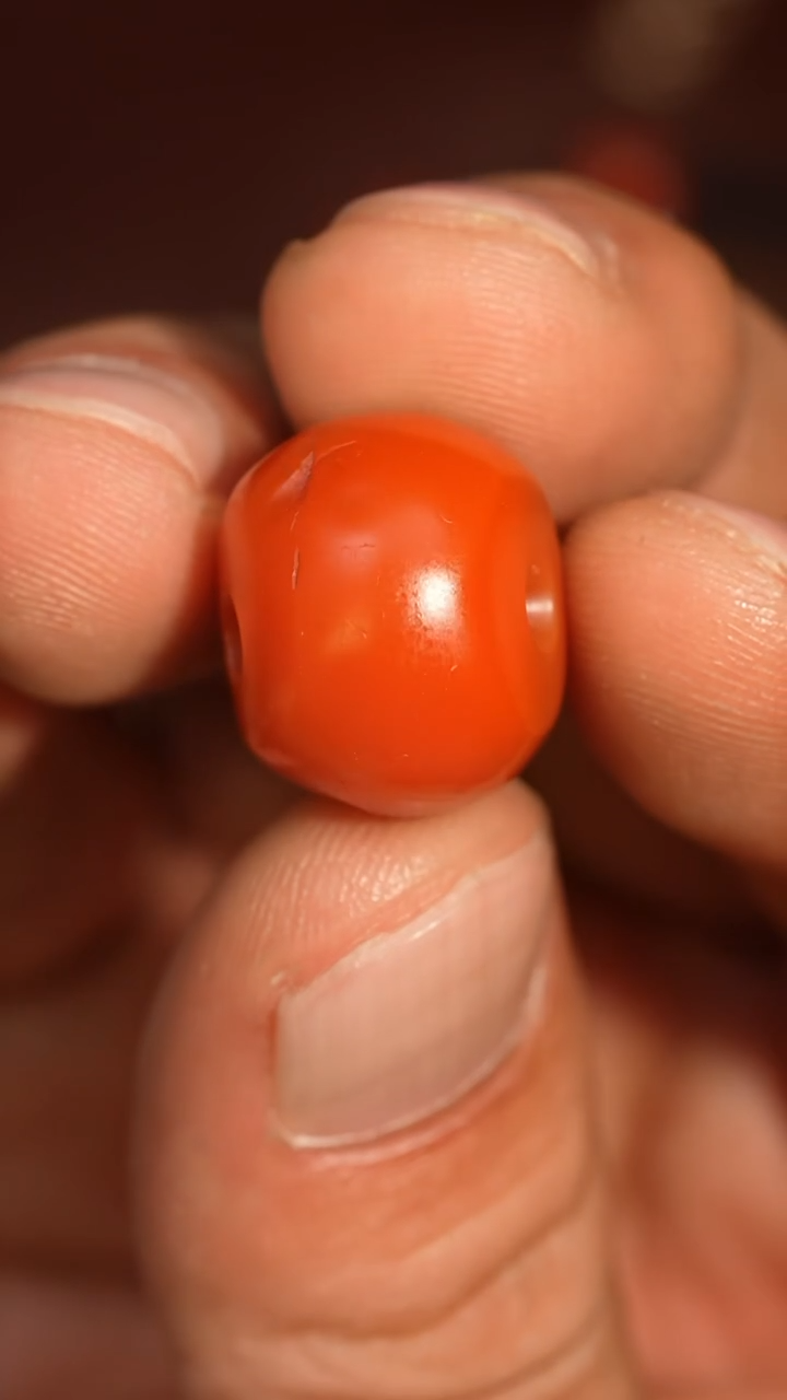 南红玛瑙未镶嵌颈饰冲赛康胡子哥，DIY一114