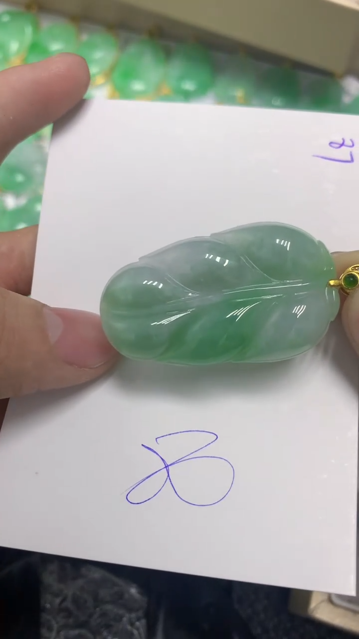 颈饰未镶嵌翡翠缅甸A货翡翠