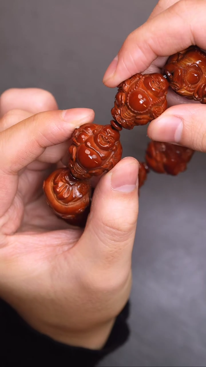 【闪购商品】橄榄核吊坠2.4站立弥勒回血清