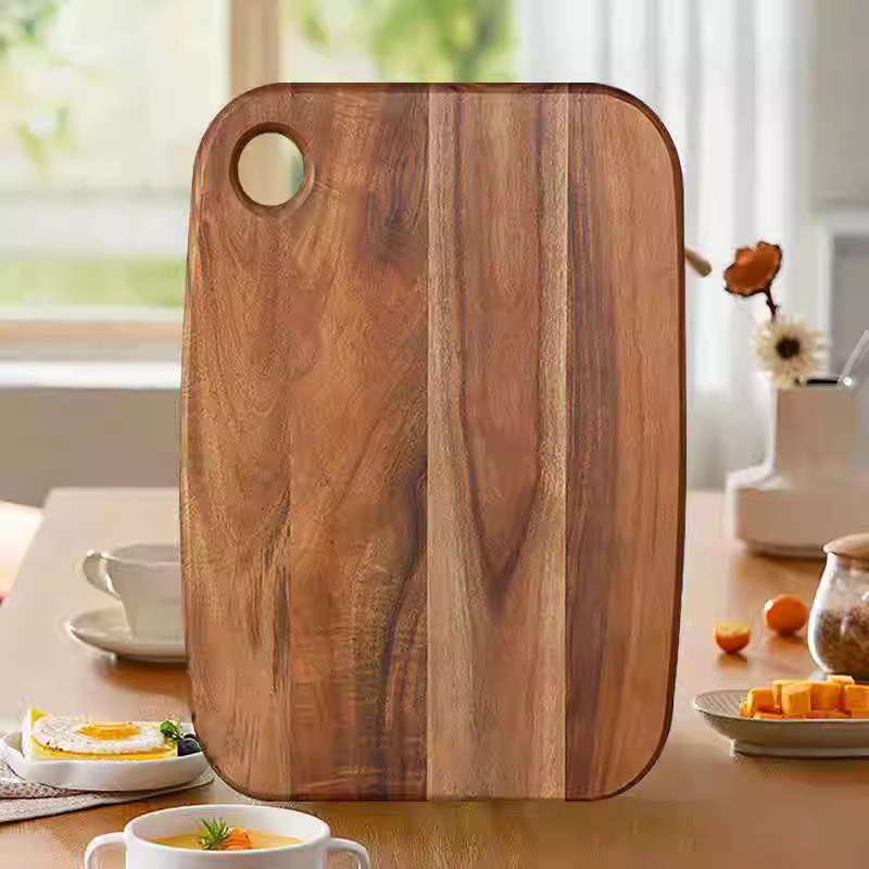 相思木家用实木菜板切水果切菜双面菜板展板木制方形E679