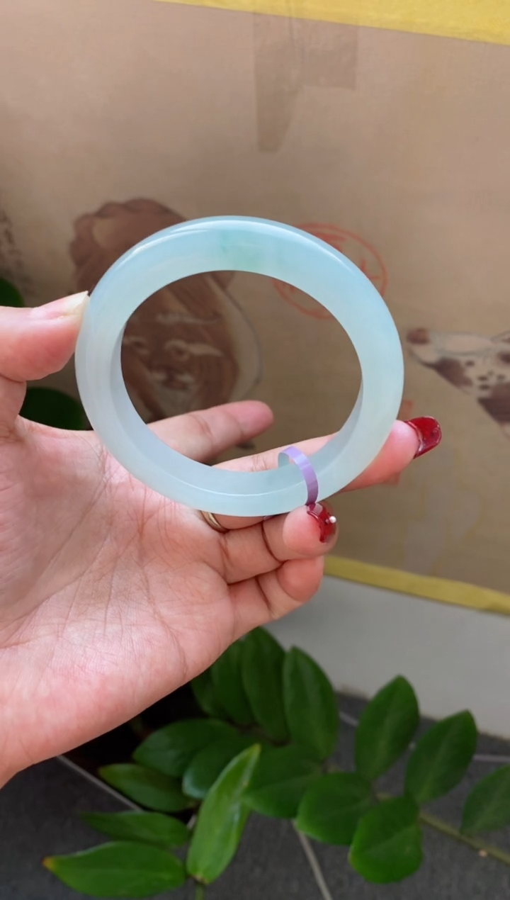 【闪购商品】翡翠手镯未镶嵌（老坑正冰胶凝）29号