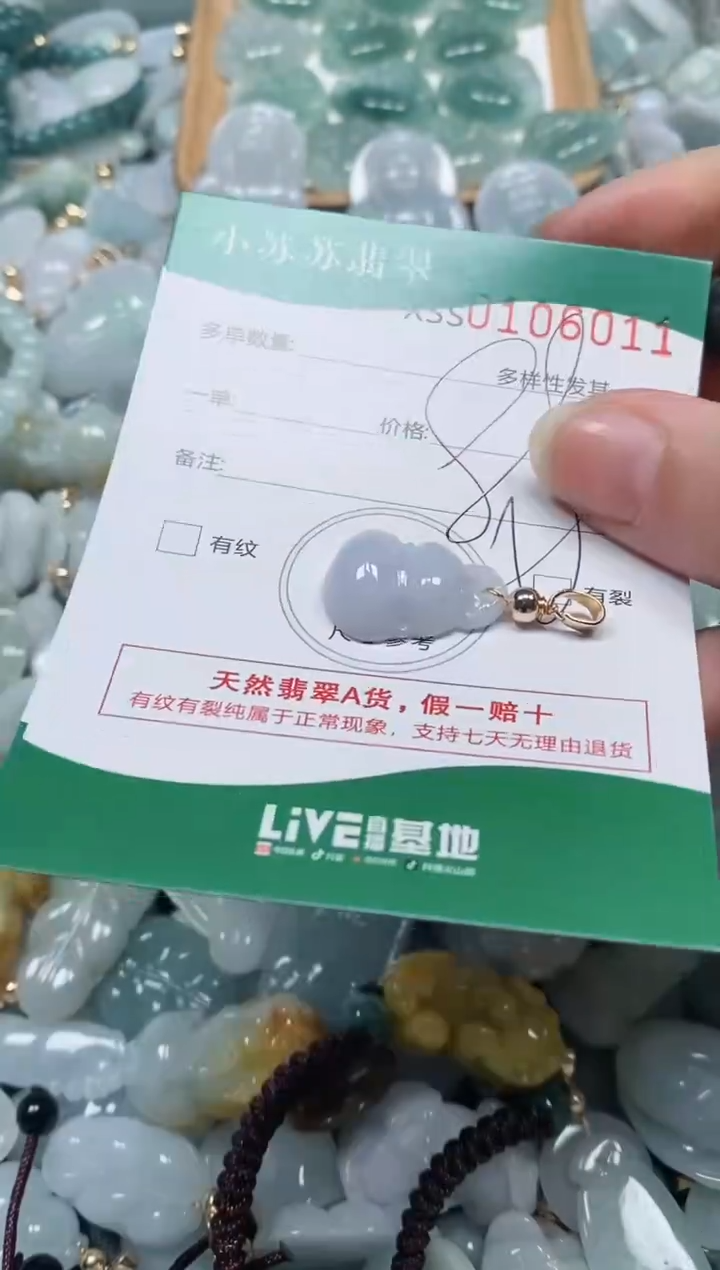 【闪购商品】翡翠颈饰未镶嵌闪购商品0106011