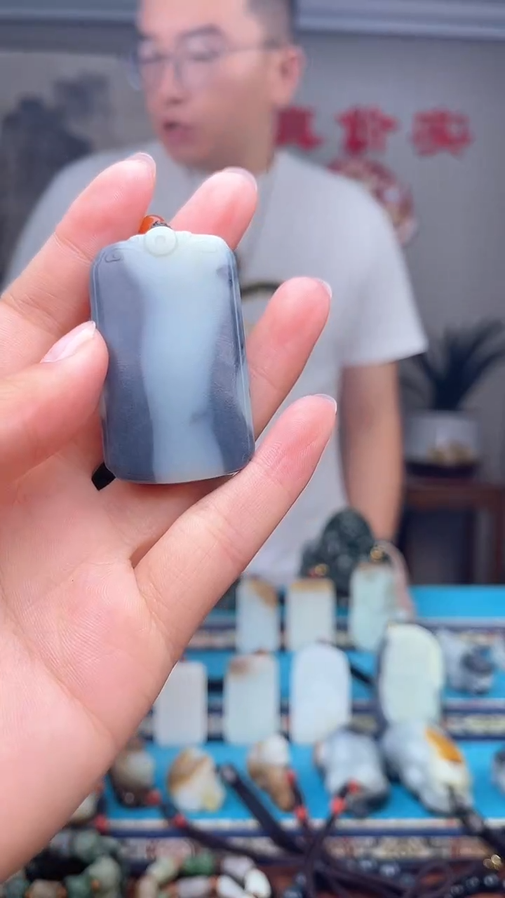 和田玉未镶嵌挂件1