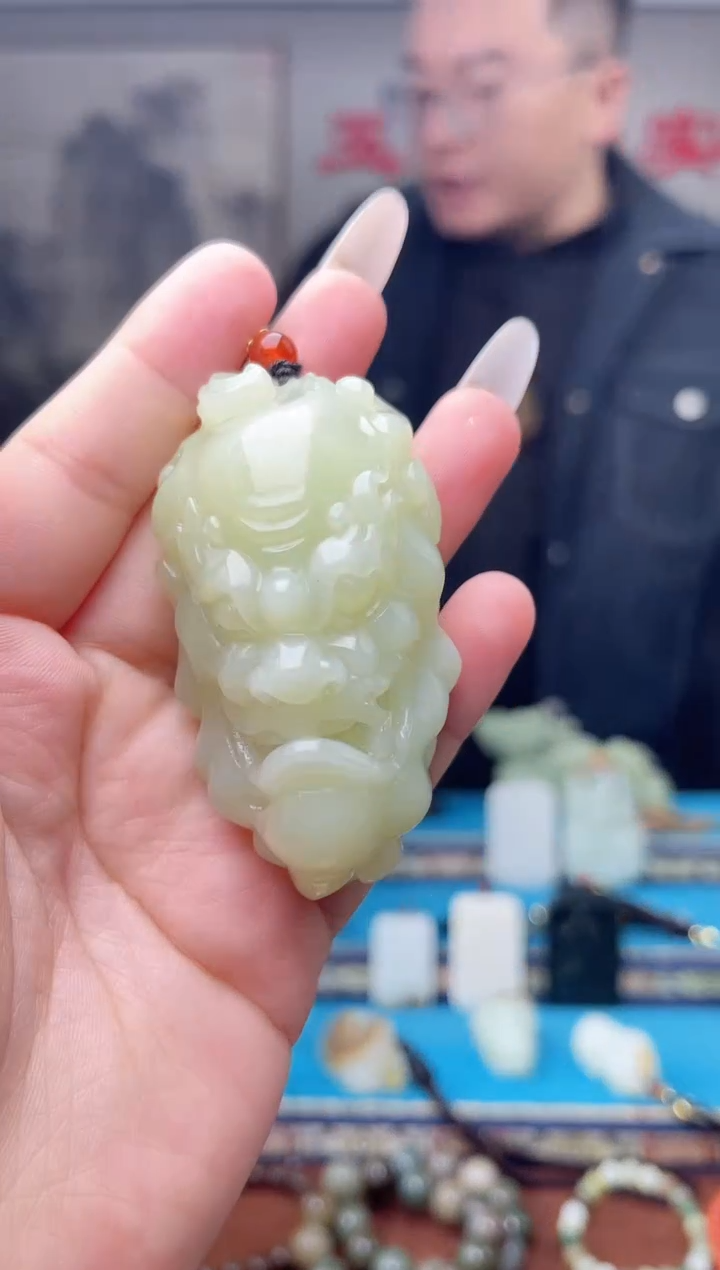【闪购商品】和田玉挂件未镶嵌1