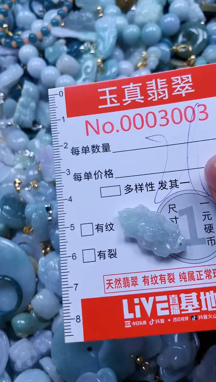 翡翠未镶嵌吊坠(不含链)3003