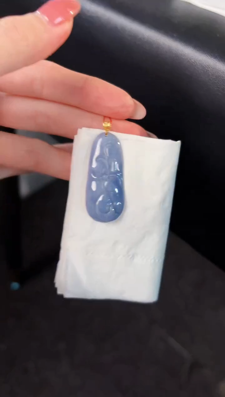 【闪购商品】翡翠颈饰18K金镶嵌缅料A货/支持复检/一件