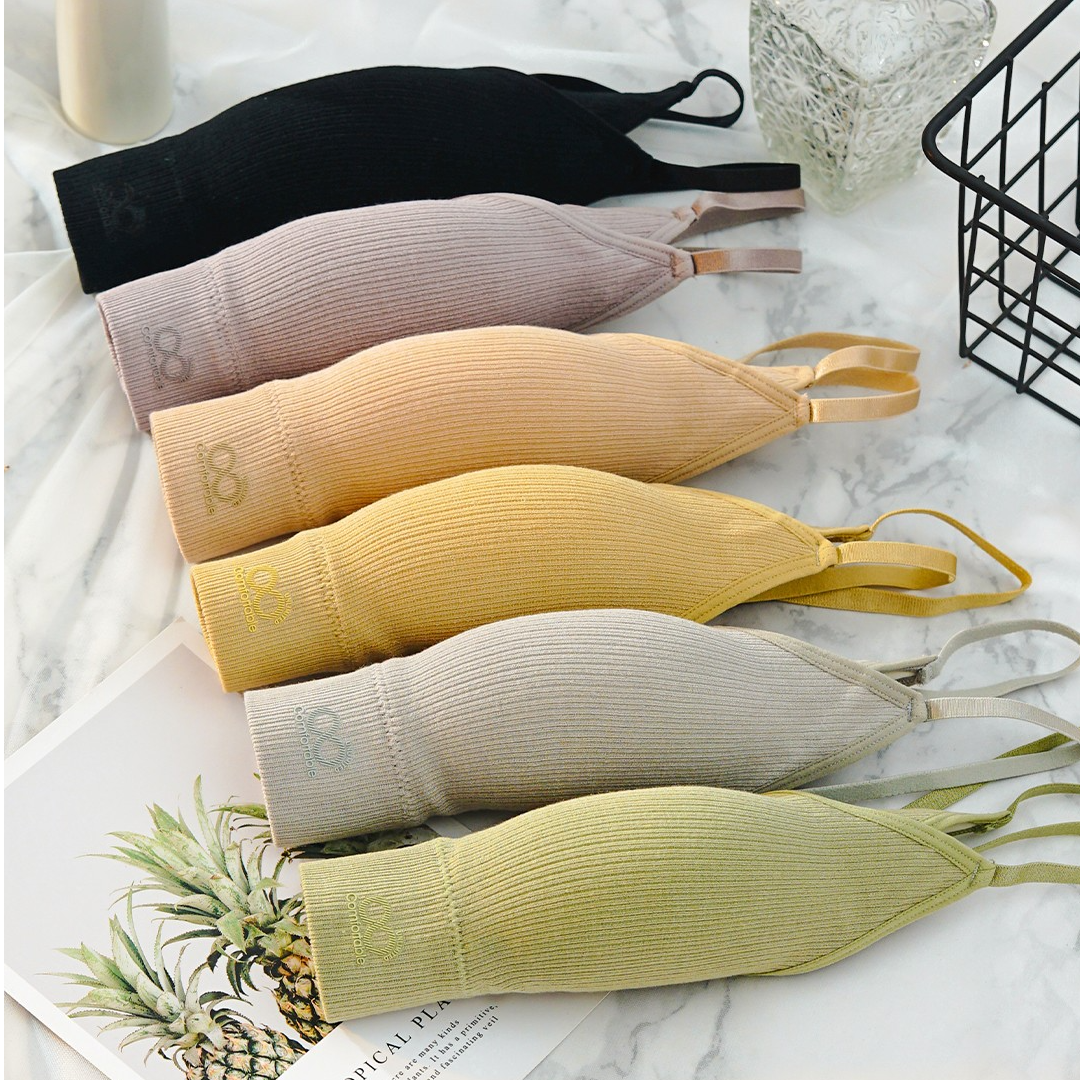 必入款【暖阳】均码70~110斤‘高弹柔软无钢圈软糯贴身美背8883