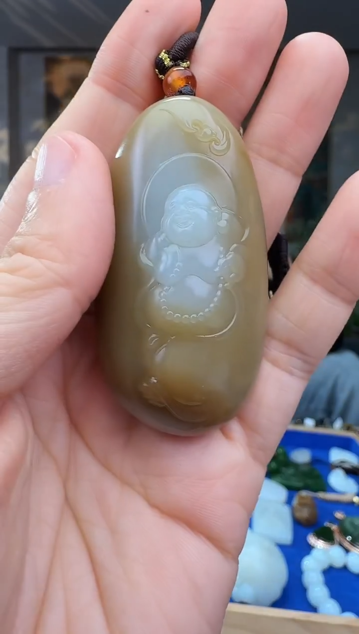 未镶嵌和田玉挂件拍一发一