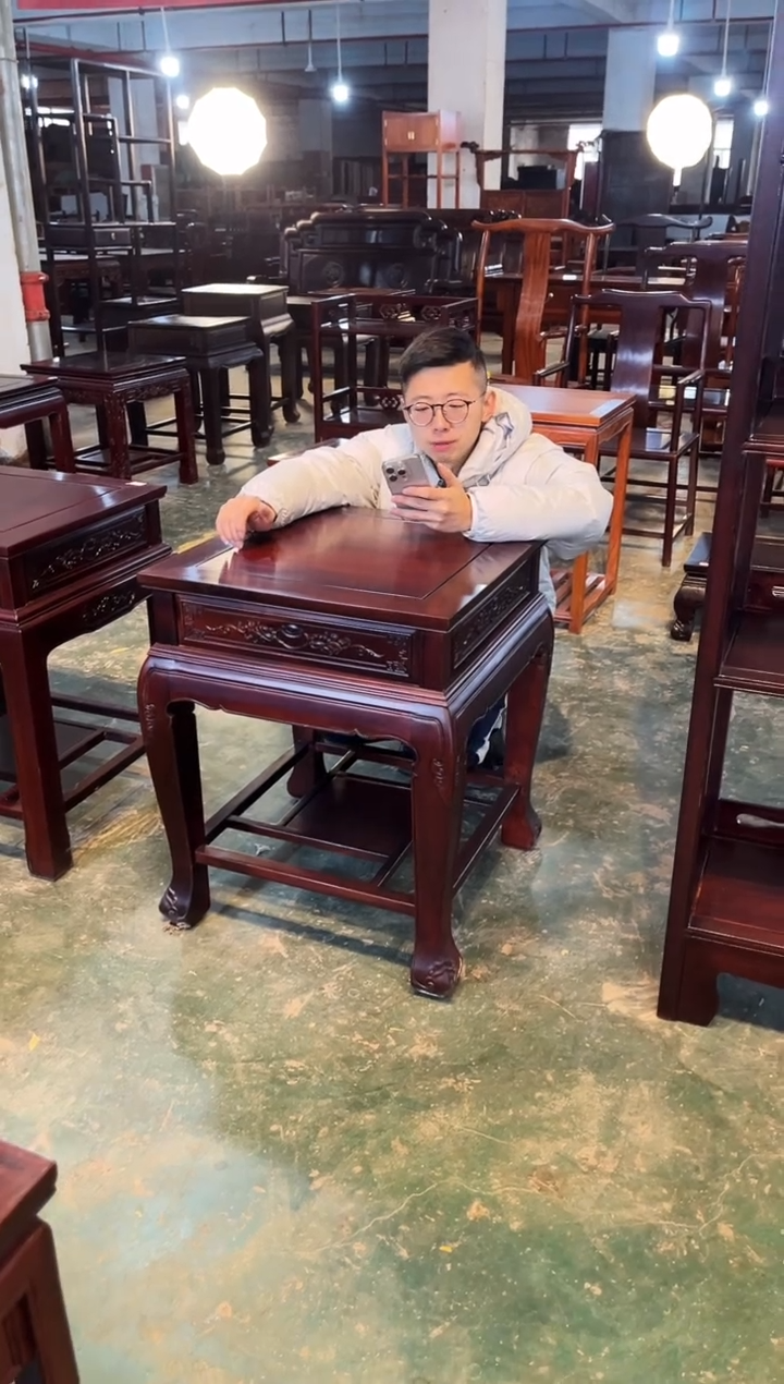 【闪购商品】黑酸枝木类成套家具J07