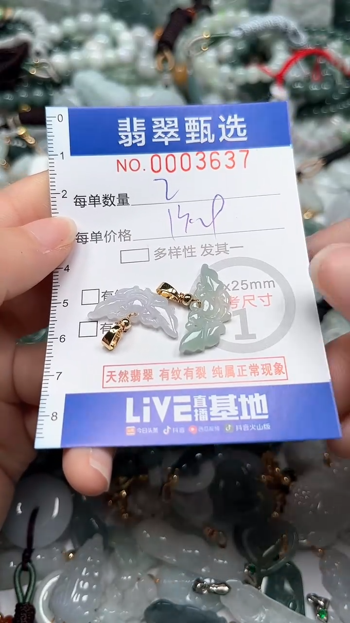 【闪购商品】翡翠颈饰未镶嵌00..3637