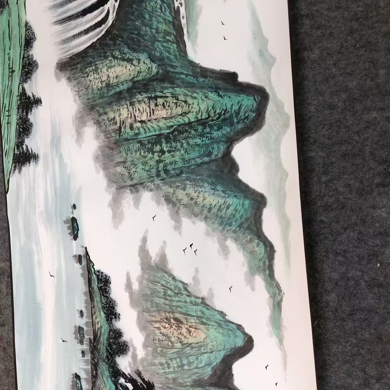 石联海作品 锦绣山河  五米长卷