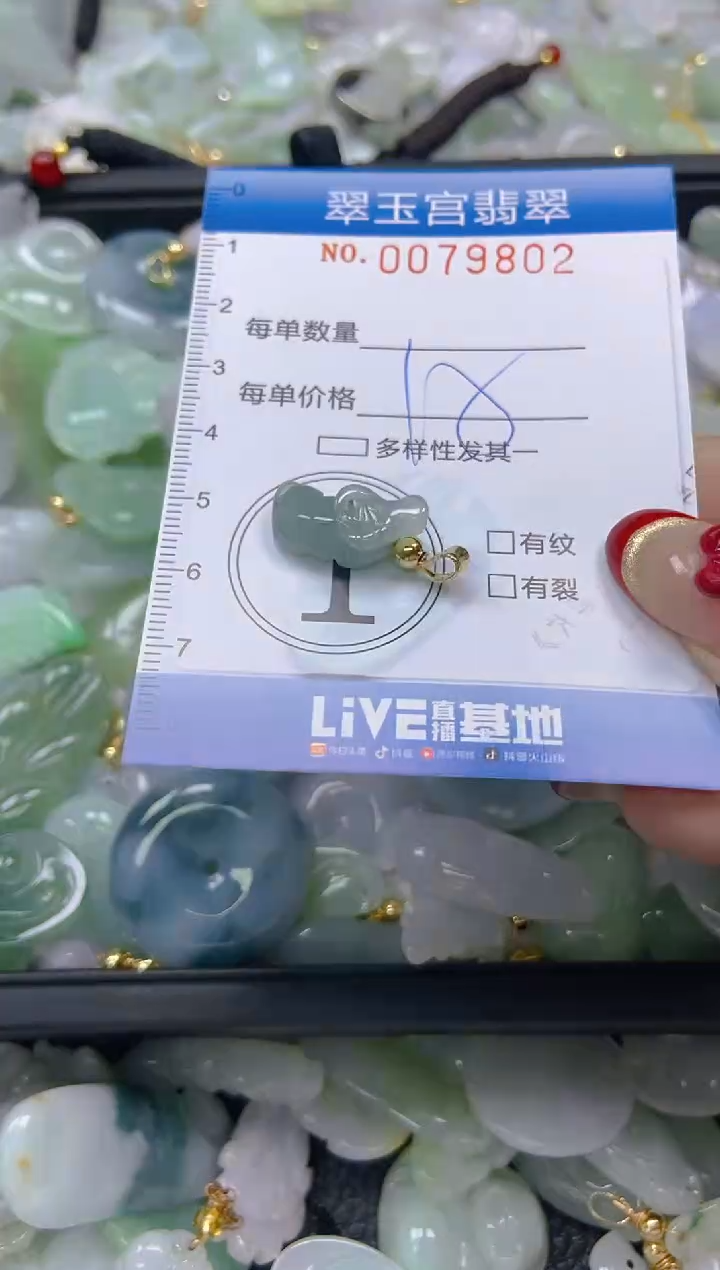 【闪购商品】翡翠颈饰未镶嵌闪购0079802