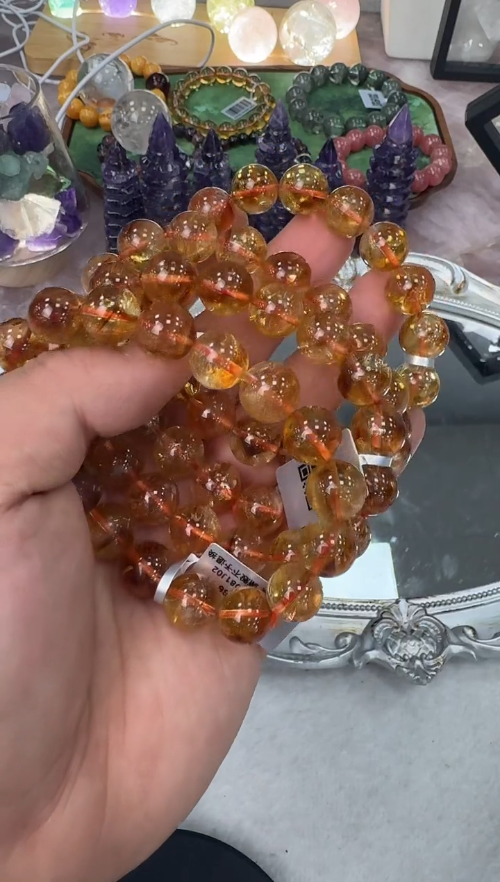 【闪购商品】水晶手链未镶嵌CK059 约11mm多样性发一件
