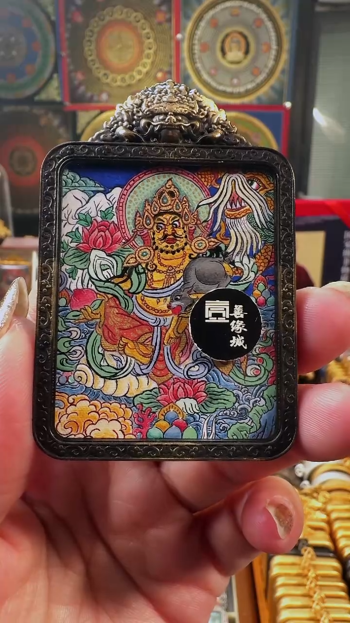吊坠 壹善缘城手绘唐卡春季大促