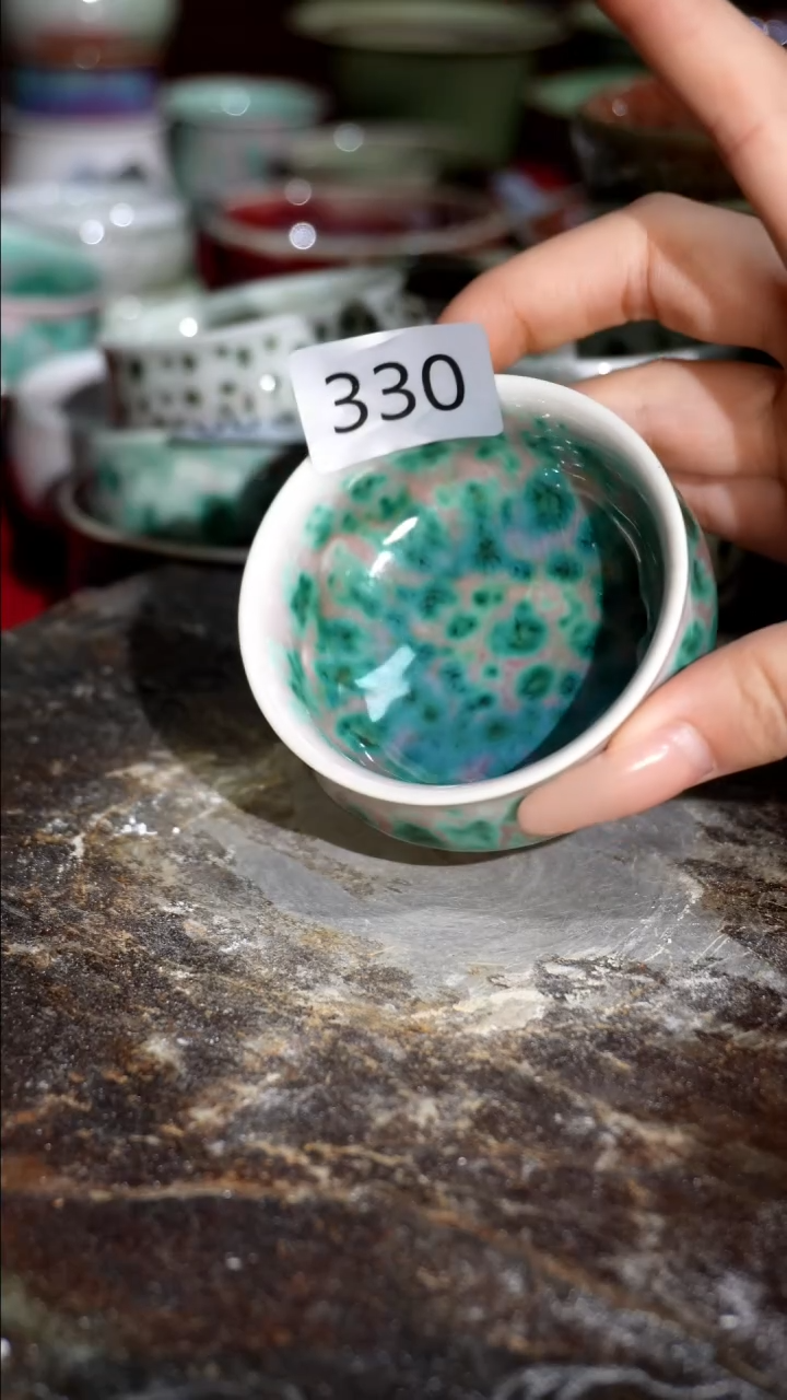 摆件精品窑变钧瓷茶器