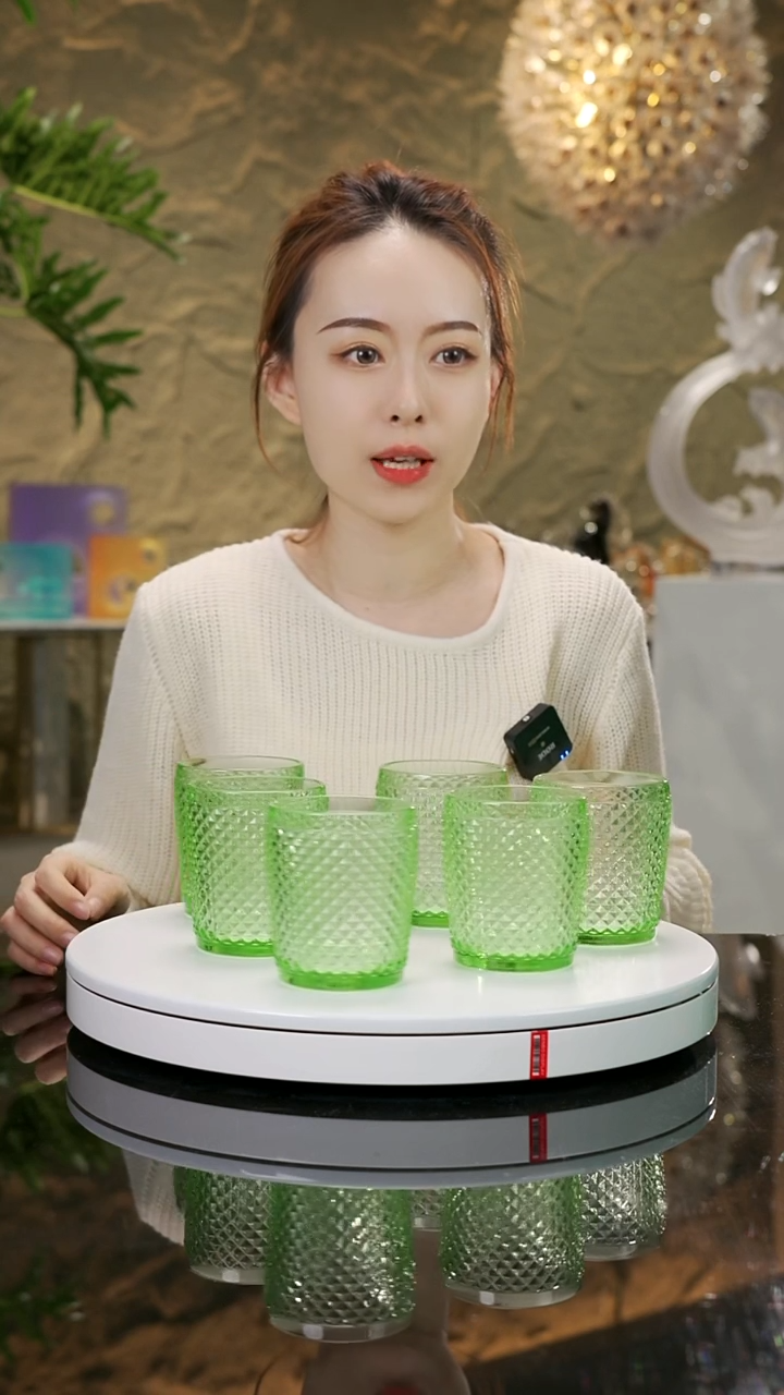 【闪购商品】瓷片进口水晶琉璃水杯99一套6只