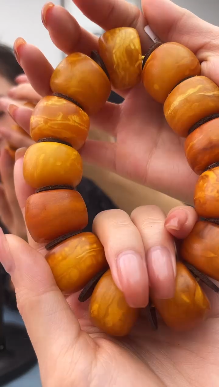 【闪购商品】蜜蜡珠宝奇石未镶嵌，假一罚十0121