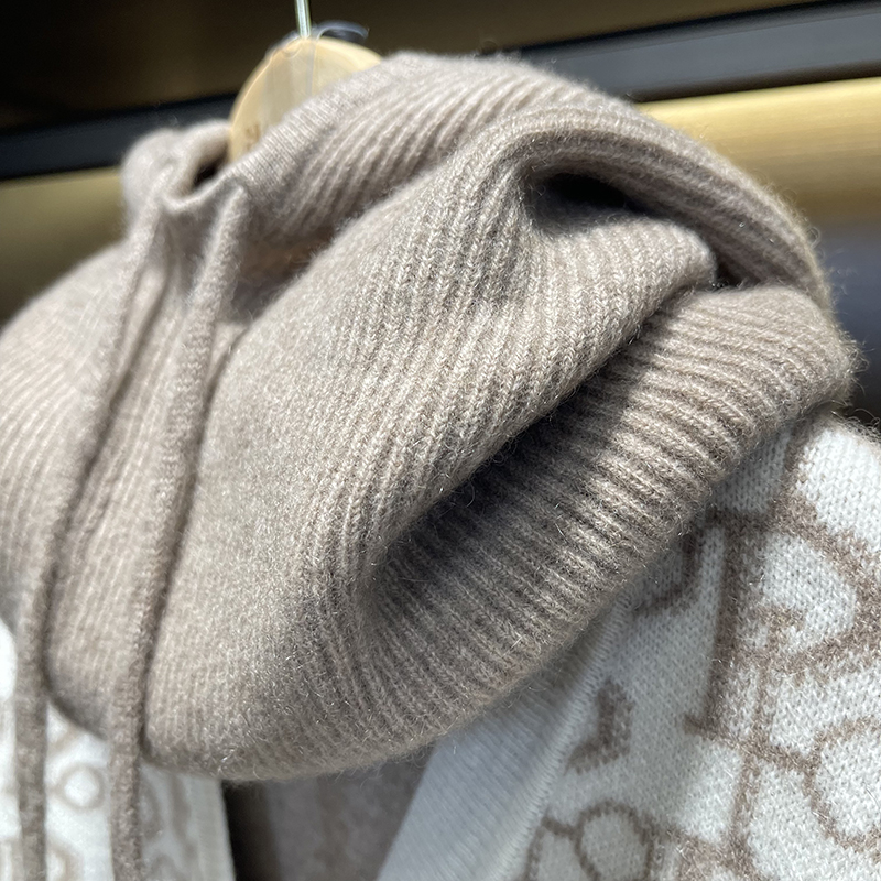 老粉指定要！休闲叠穿！加厚元宝针山羊绒帽子冬季男女同款R22509