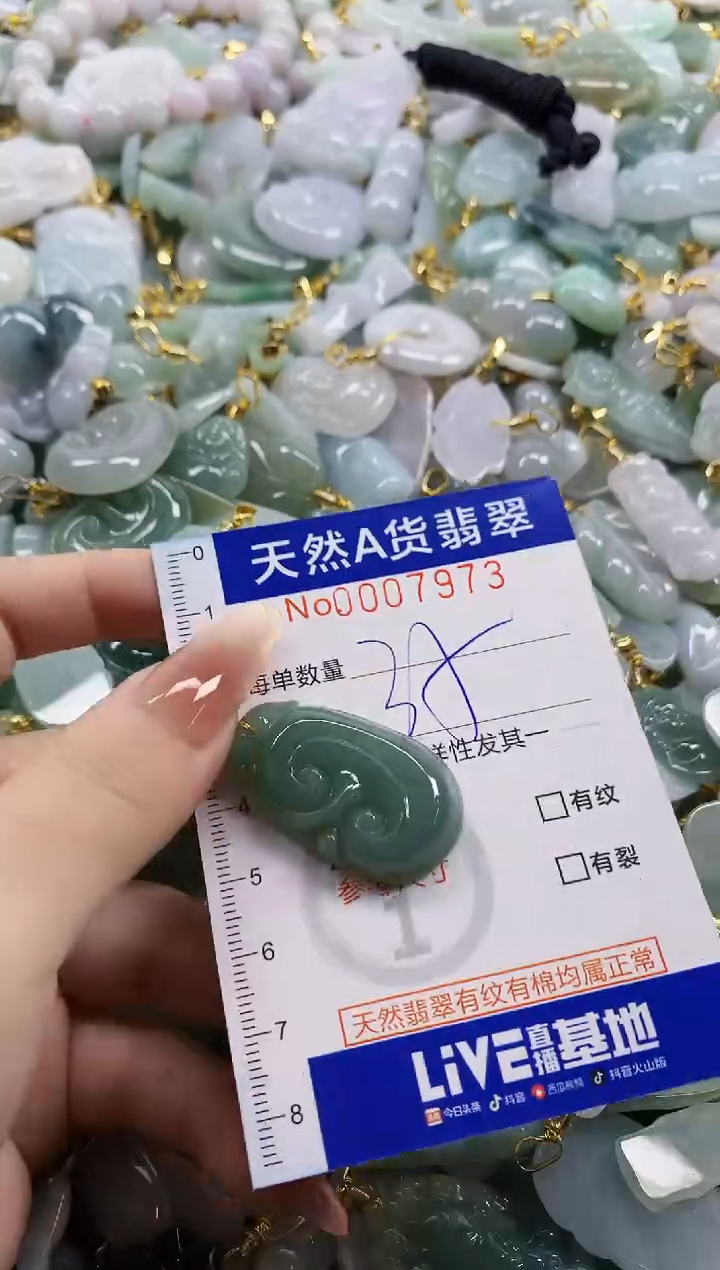 颈饰未镶嵌翡翠天然A货翡翠