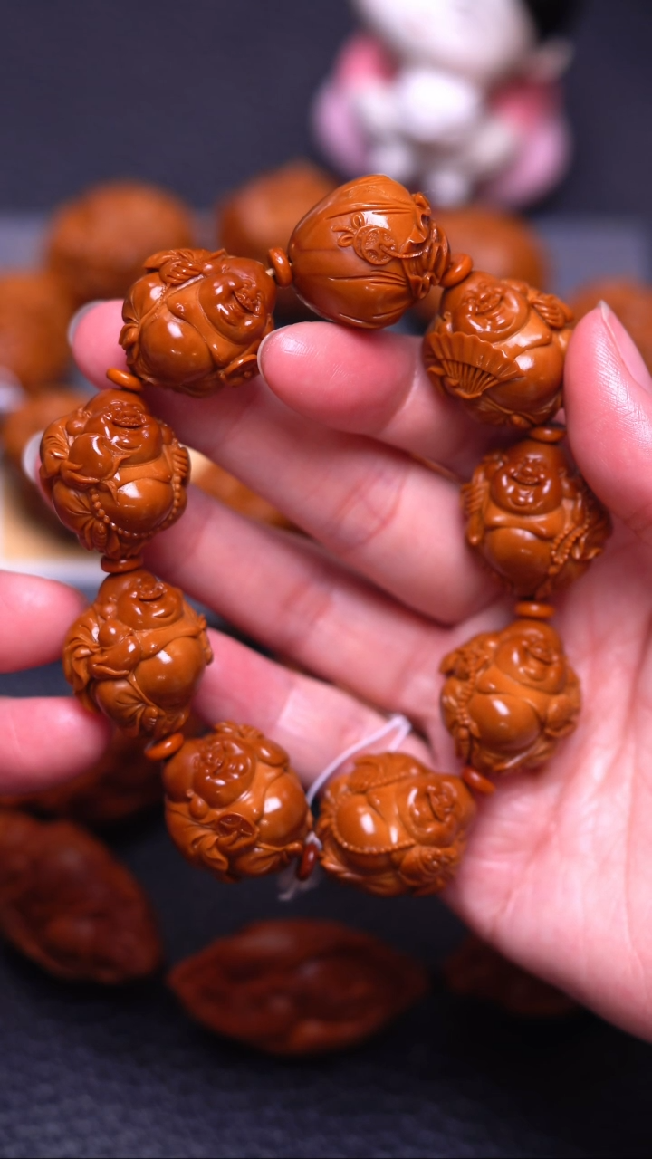 手串/手链橄榄核胡小兰八宝弥勒