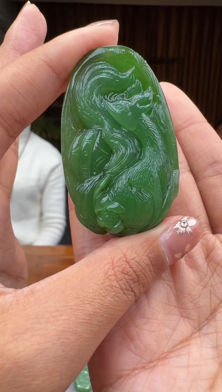 【闪购商品】和田玉85未镶嵌1.24晓莹