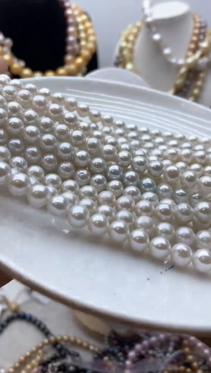 【闪购商品】淡水珍珠颈饰钛钢210