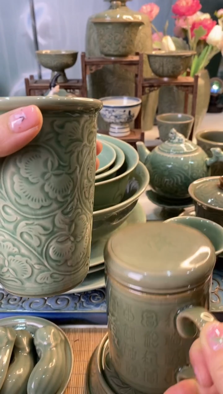 【闪购商品】2个白泥可乐杯+2个福字办公杯