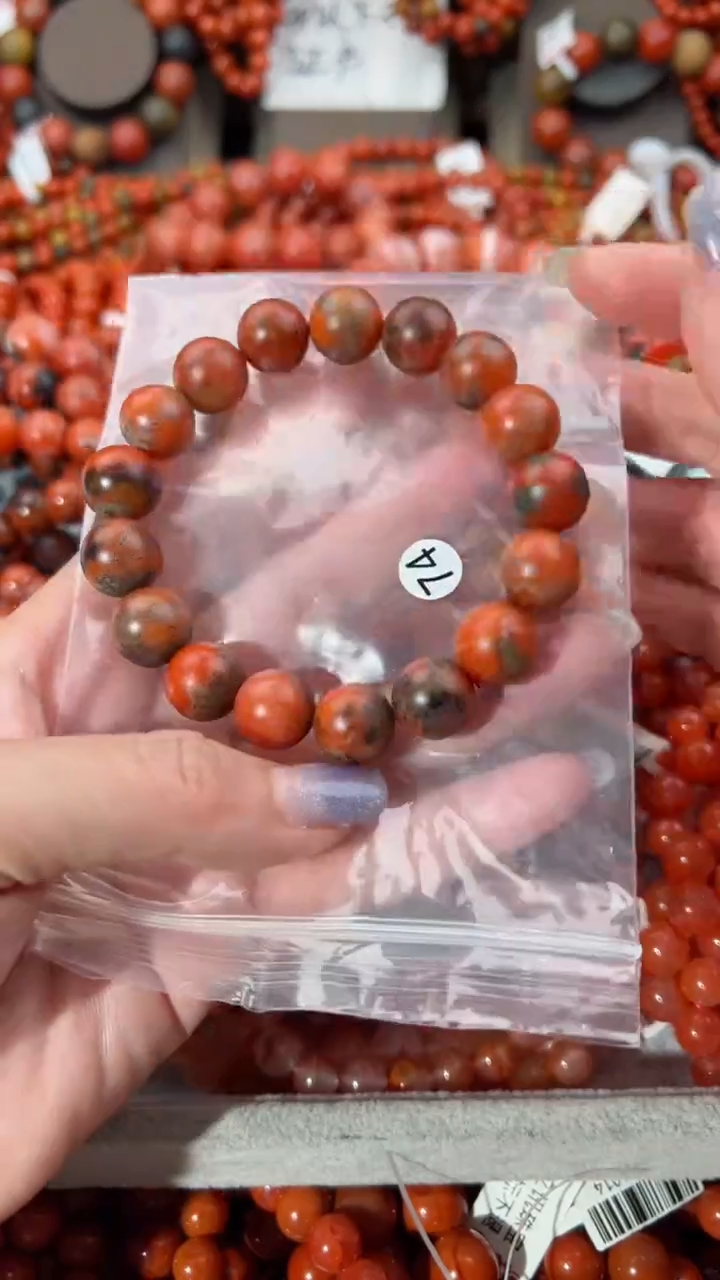 【闪购商品】南红玛瑙手串未镶嵌19