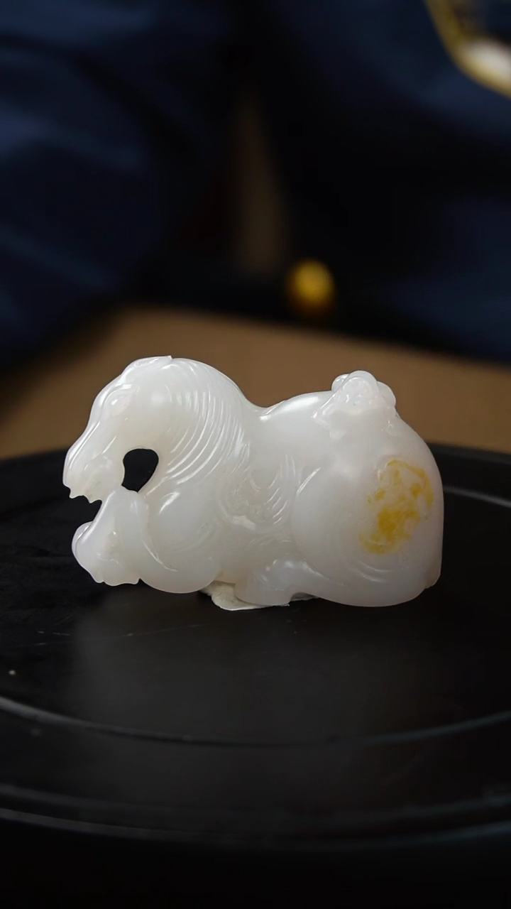 【闪购商品】和田玉挂件未镶嵌大雄说玉【马上封侯】