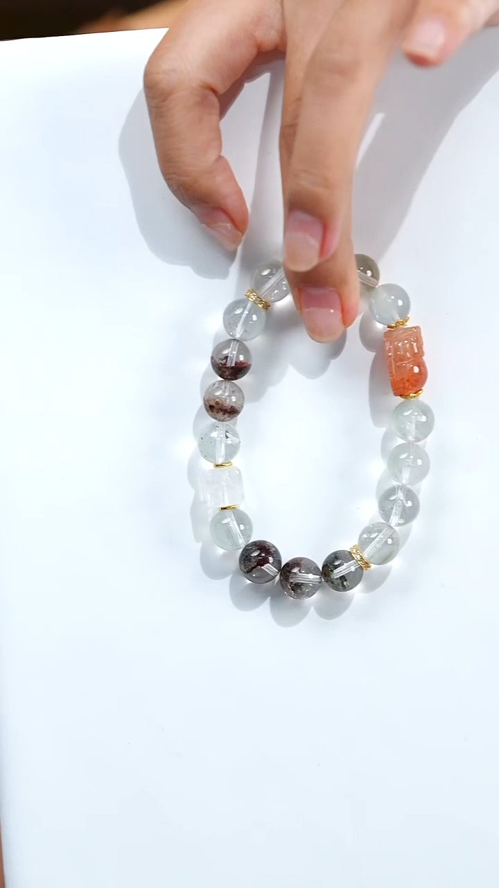 未镶嵌颈饰水晶S53907多样性发一翠幽手串