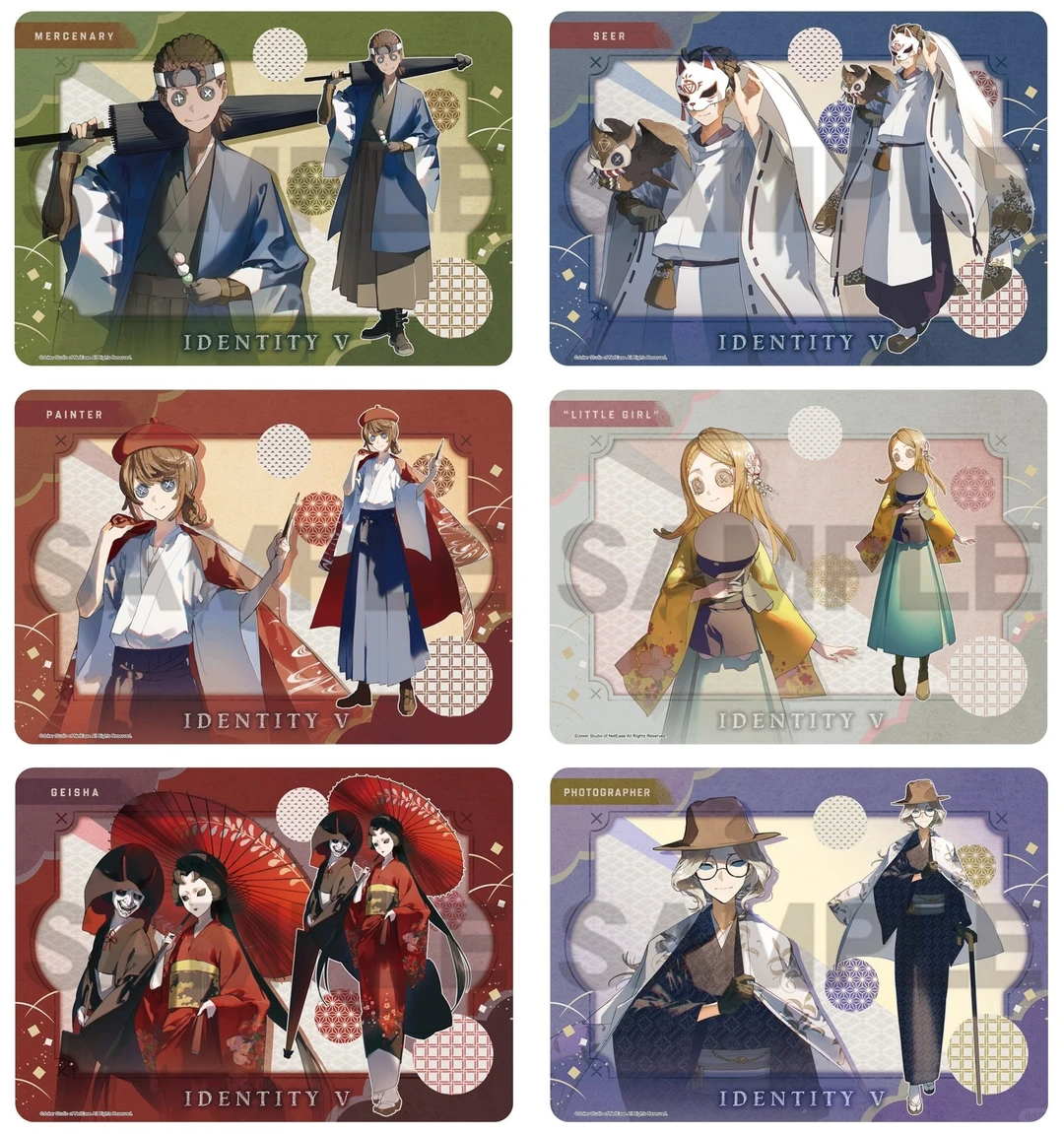 第五人格日谷水无月吧唧透卡盲盒代拆