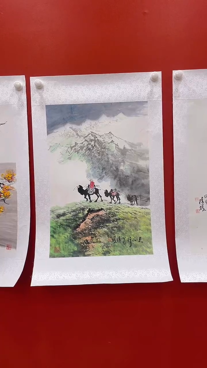 【闪购商品】书法静王继雄骆驼国画