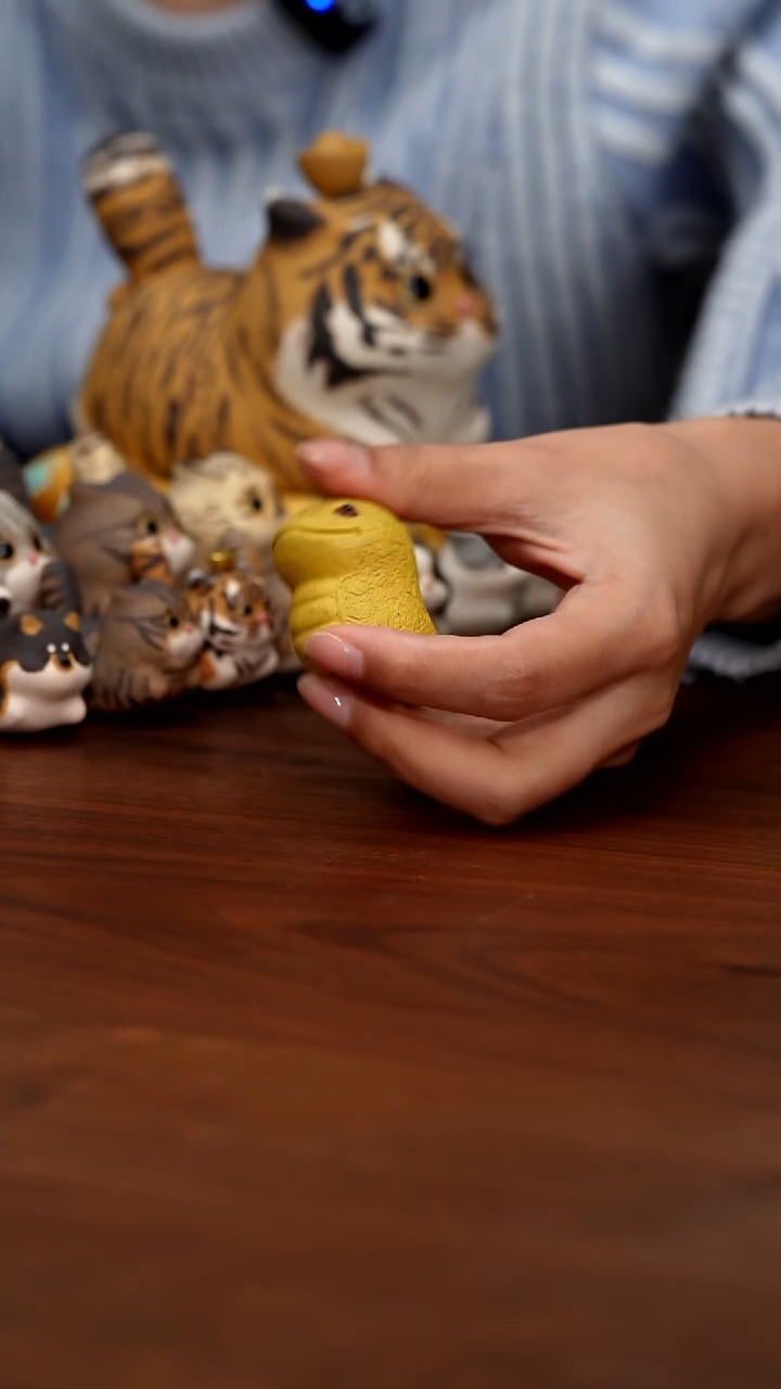 紫砂摆件黄渤蛇蛇