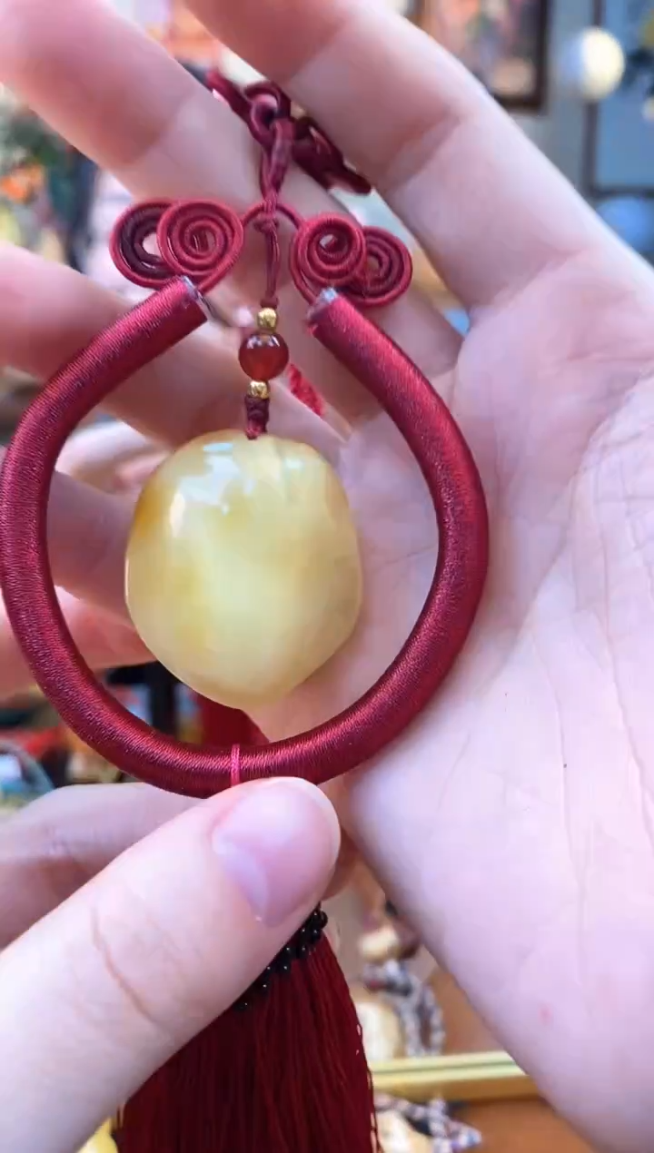 【闪购商品】琥珀颈饰未镶嵌吊坠