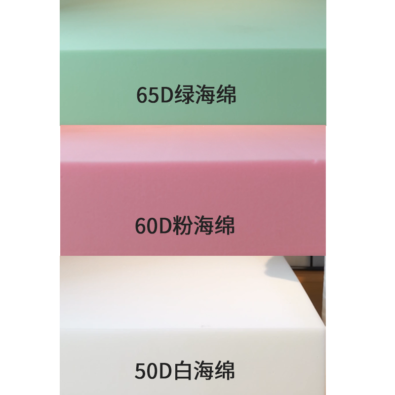 定制60D/65D高密度海绵沙发垫榻榻垫实木红木坐骑靠背垫