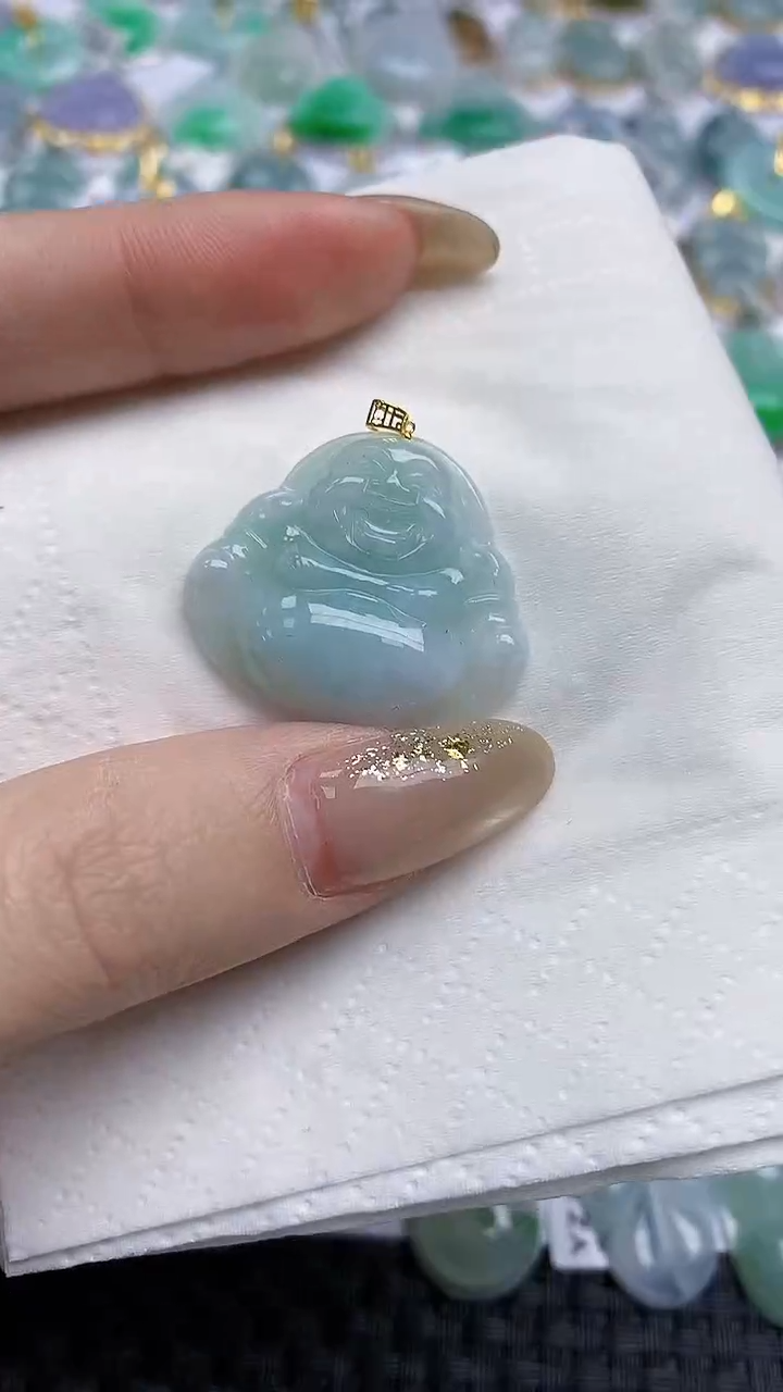 【闪购商品】翡翠颈饰未镶嵌天然A货翡翠 28