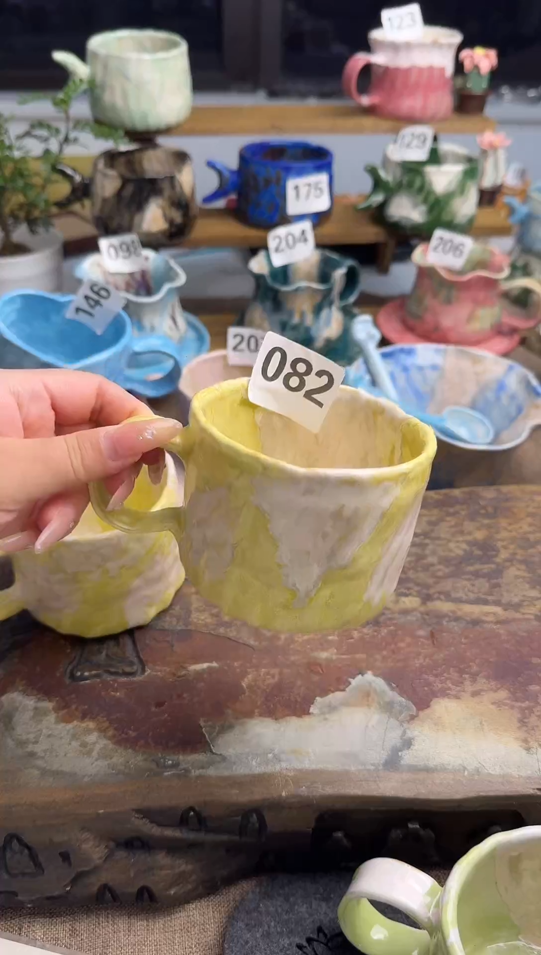 晚*～景德镇纯手工杯杯