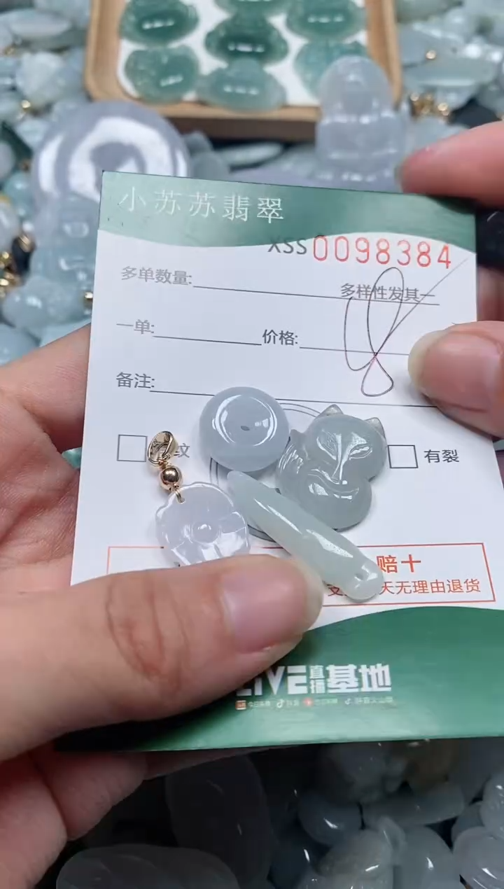 【闪购商品】翡翠颈饰未镶嵌闪购商品0098384
