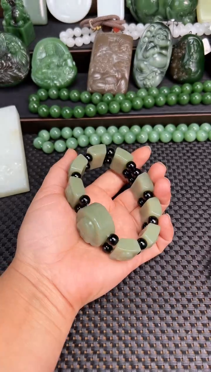 【闪购商品】和田玉手牌未镶嵌手牌