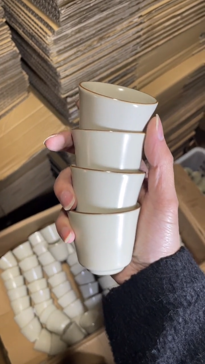 【闪购商品】4个 特价福利 微瑕 慧仙青瓷