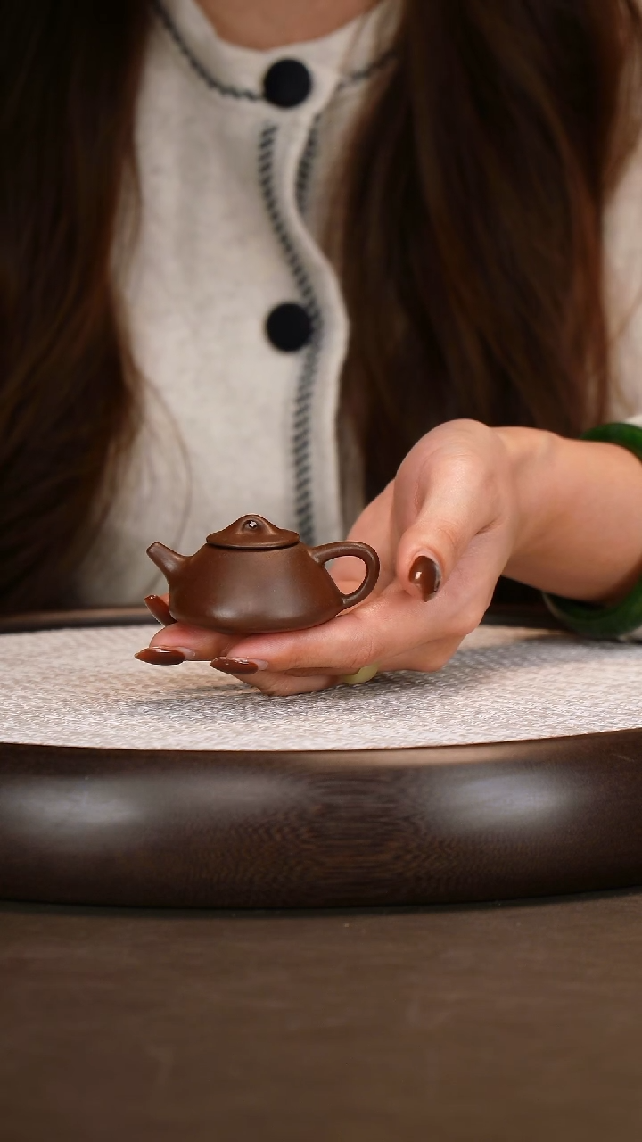 紫砂茶具紫砂茶宠石瓢