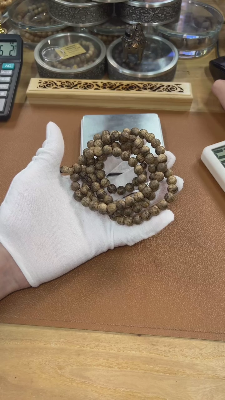 【闪购商品】沉香手串达拉干9mm念珠
