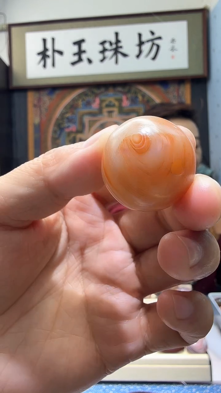 【闪购商品】玛瑙/玉髓颈饰未镶嵌圆珠24.5