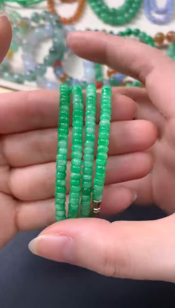 【闪购商品】翡翠手串未镶嵌多样性发其一Z430|2680