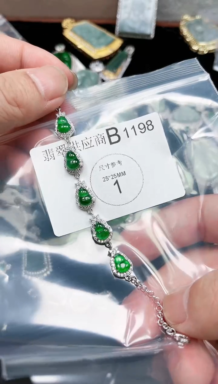 【闪购商品】翡翠颈饰未镶嵌赠皮绳1198